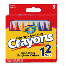 Cheap price hot Kids Art 12 Colours types of kids crayon box